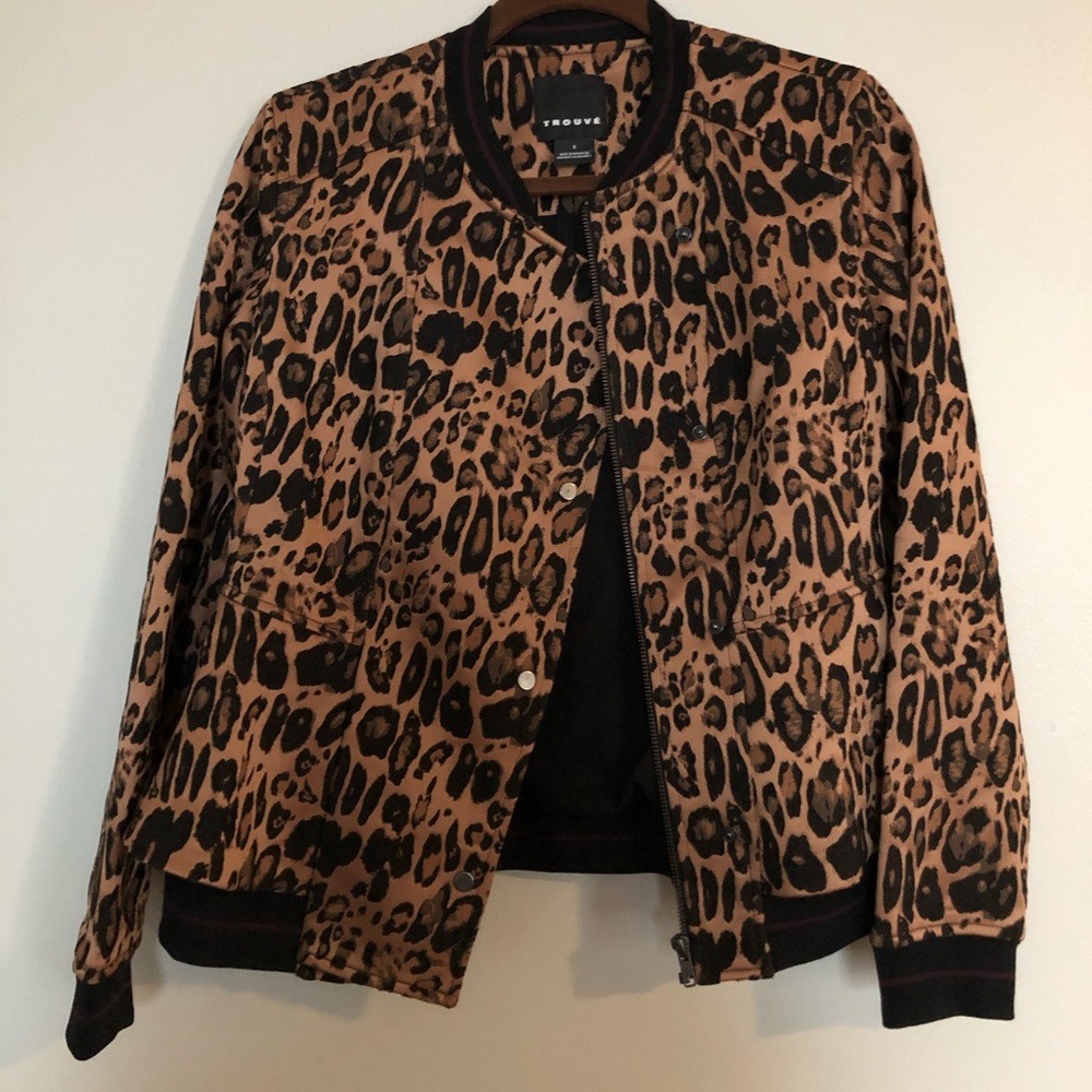 Leopard print jacket